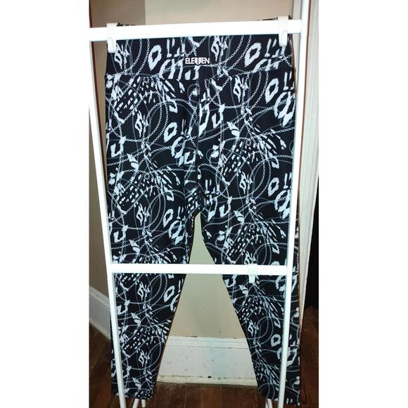 NWT Eleven Venus Williams leggings L 90s girl chain print - Picture 2 of 5